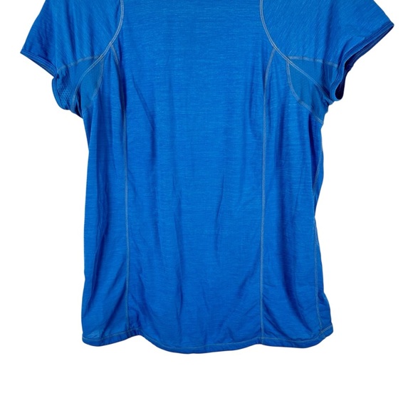 Lululemon Run In The Sun Tee Size 10 Porcelaine Blue Short Sleeve Active Running - Picture 10 of 13